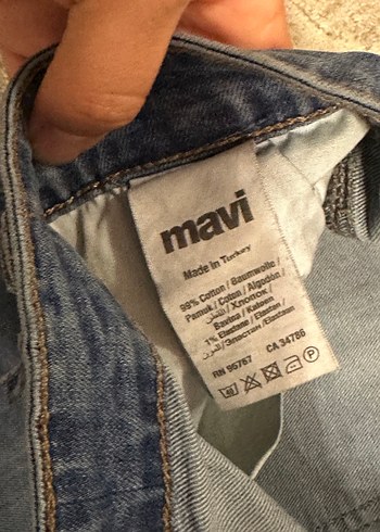 Erkek Gri Mavi Denim Bol Kesim Kot Pantolon - Görsel 3