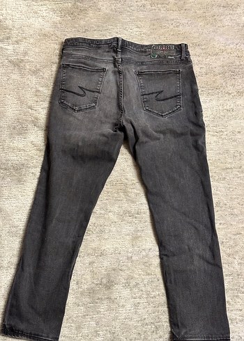 Gri Regular Fit Erkek Kot Pantolon - Görsel 2