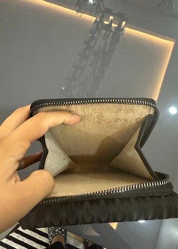 Deri Görünümlü Siyah Kadın Çanta - Görsel 5