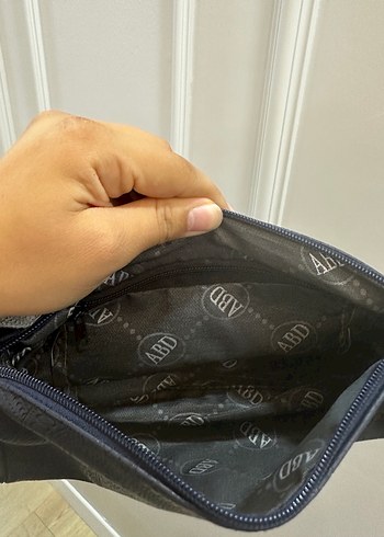 Klasik lacivert Deri Kadın Çanta - Görsel 3