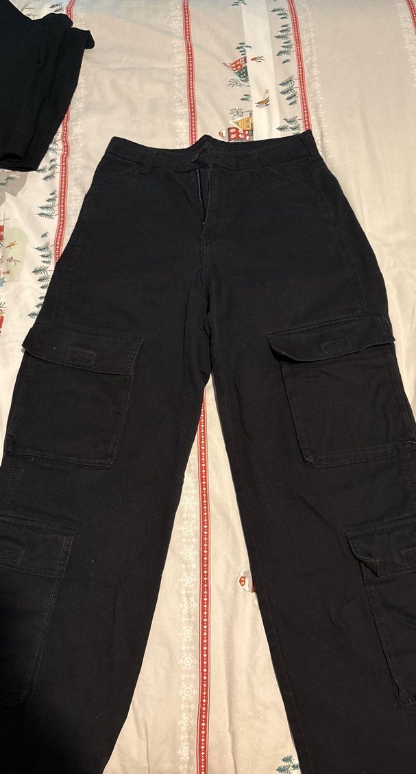 kargo pantolon jean HM - Görsel 2