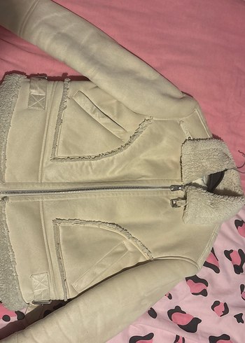 bershka kadın süet kaban - Görsel 2