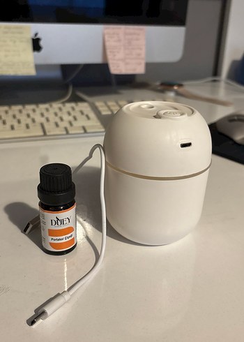 Beyaz Mini Hava Temizleyici ve Nemlendirici - Görsel 2