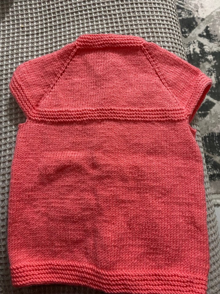 Bebek nar çiçeği yelek - Görsel 2