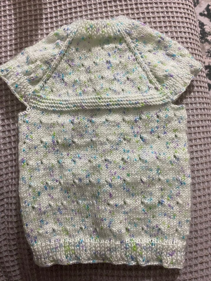 Bebek Renkli Örgü Yelek - Görsel 2