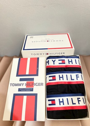Tommy Hilfiger Renkli Baskılı Erkek Boxer
