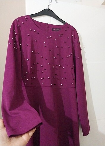 xl Beden İncili elbise