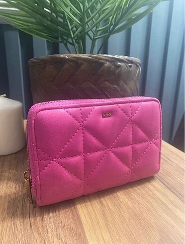Mango pembe cüzdan