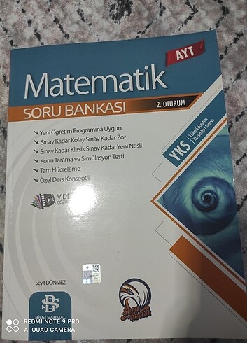 AYT MATEMATİK BİLGİ SARMAL SORU BANKASI 