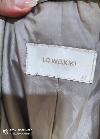 LC Waikiki Trench coat krem rengi 