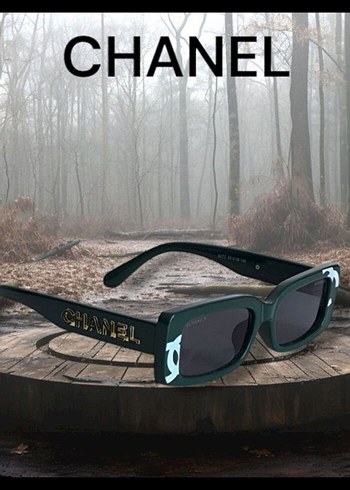 CHANEL Yeşil Kadın Güneş Gözlüğü - Görsel 6