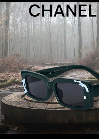 CHANEL Yeşil Kadın Güneş Gözlüğü - Görsel 4