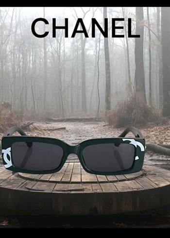 CHANEL Yeşil Kadın Güneş Gözlüğü - Görsel 2