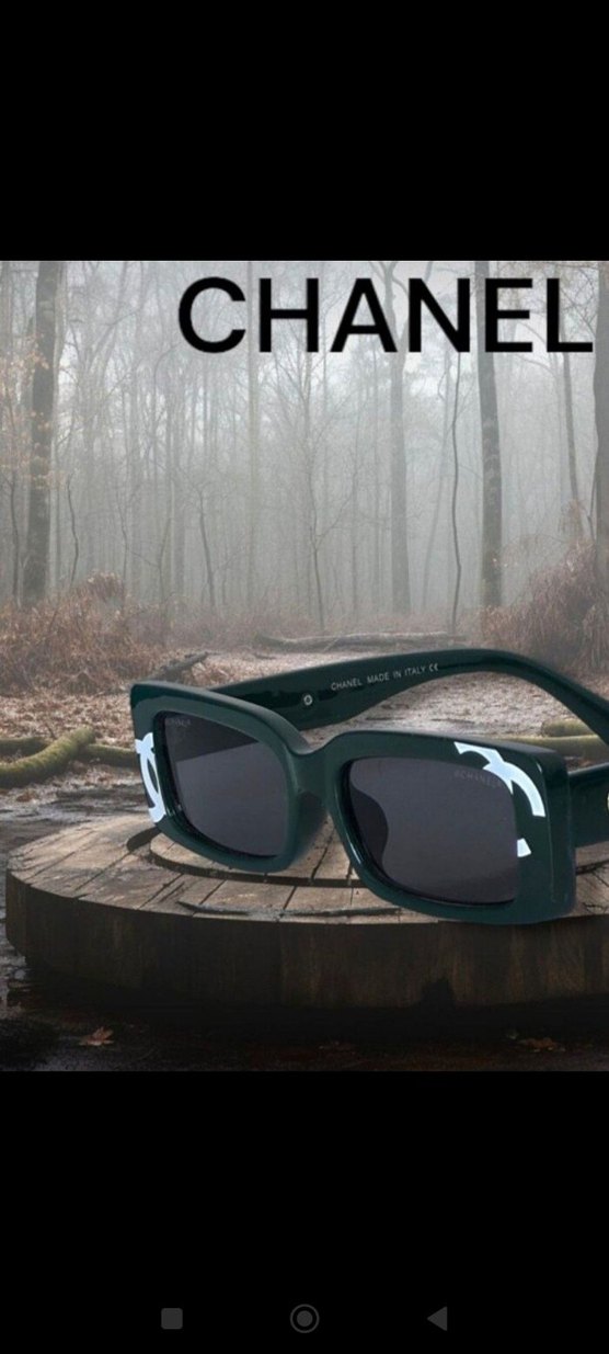 CHANEL Yeşil Kadın Güneş Gözlüğü - Görsel 4