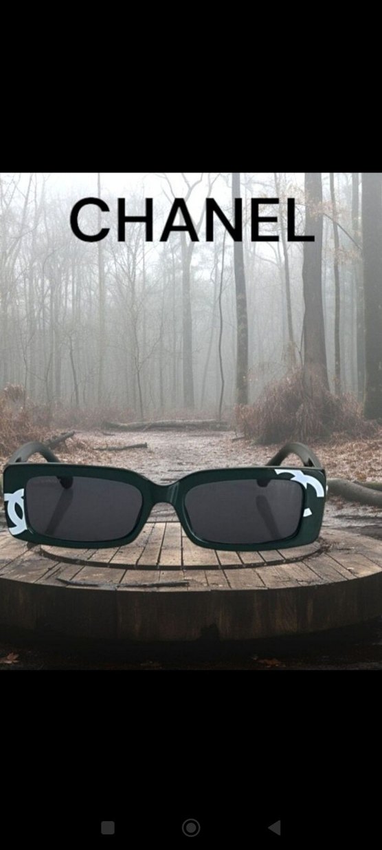 CHANEL Yeşil Kadın Güneş Gözlüğü - Görsel 2