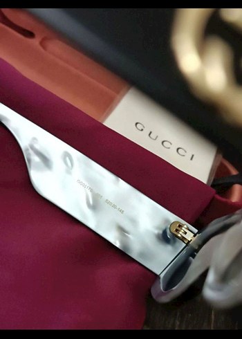 NEW GUCCI GG0517S 001 OVAL SUNGLASSES - Görsel 2