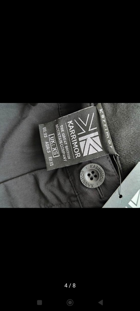 Karrimor Panthers TrousersSiyah Regular Fit  Outdoor Pantolon Xs - Görsel 4