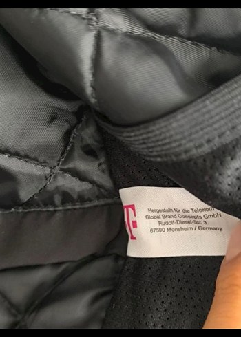 Germany Telekom Winterjacket Hooded Erkek Spor Mont - Görsel 6
