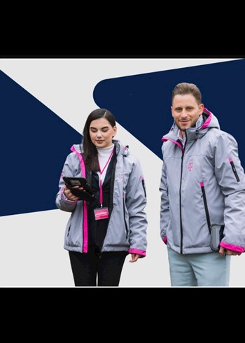 Germany Telekom Winterjacket Hooded Erkek Spor Mont - Görsel 2