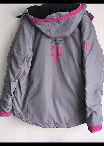 Germany Telekom Winterjacket Hooded Erkek Spor Mont - Görsel 3