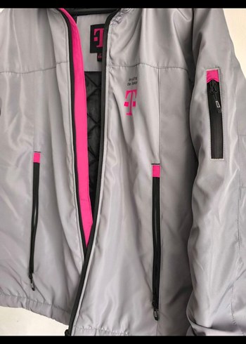 Germany Telekom Winterjacket Hooded Erkek Spor Mont - Görsel 8
