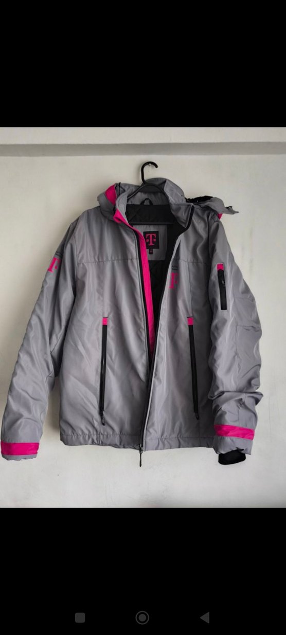 Germany Telekom Winterjacket Hooded Erkek Spor Mont - Görsel 4