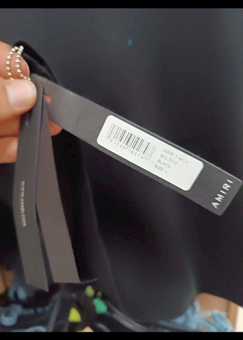 Amiri T Shirt MJLT010 Black L - Görsel 3