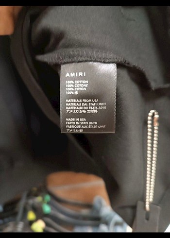 Amiri T Shirt MJLT010 Black L - Görsel 6