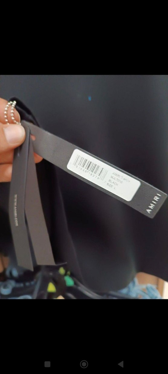 Amiri T Shirt MJLT010 Black L - Görsel 3