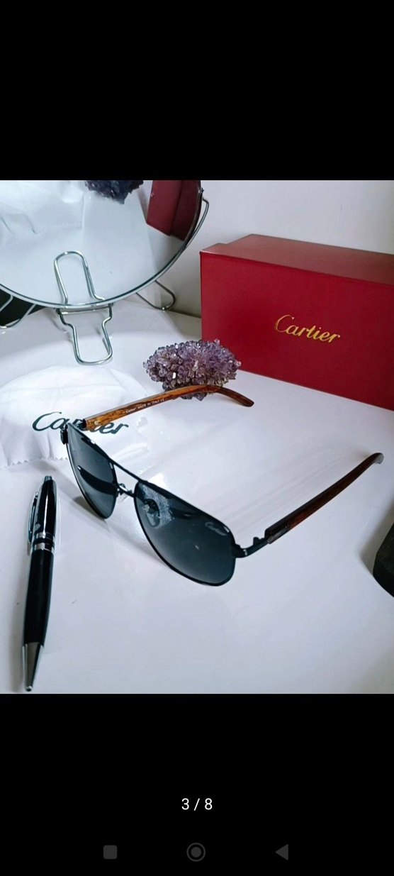 Cartier Polarize Güneş Gözlüğü İthal  - Görsel 2