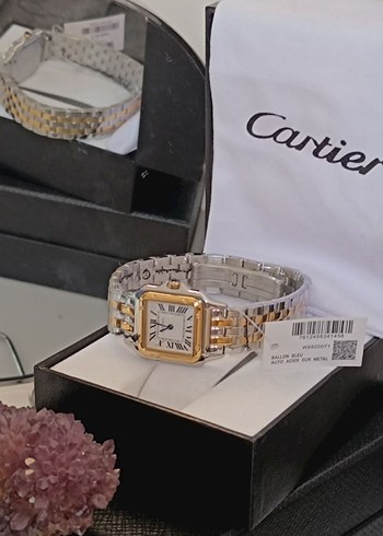 Cartier Altın Renk Kadın Kol Saati - Cartier Panthere