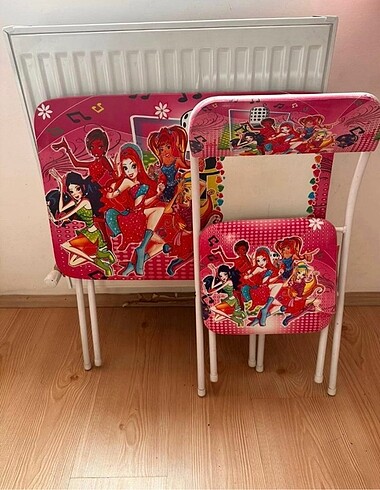Winx Çocuk Masa Sandalye Seti