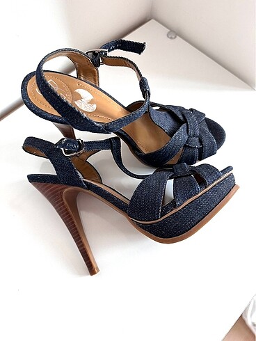 BCBG Generation BCBG Denim Topuklu Sandalet 37,5
