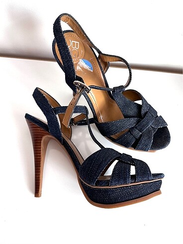 BCBG Denim Topuklu Sandalet 37,5