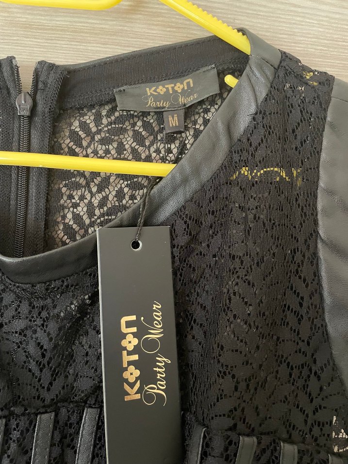 Etiketli koton elbise - Görsel 2