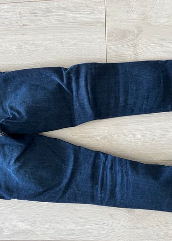 Kız Çocuk Mavi Normal Boy Dar Kesim Kot Pantolon - Görsel 3