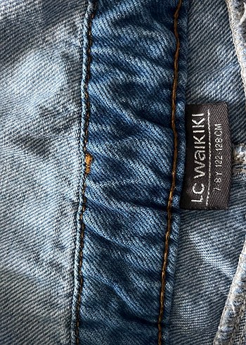 Kız çocuk için bahçivan kot tulum - Görsel 2