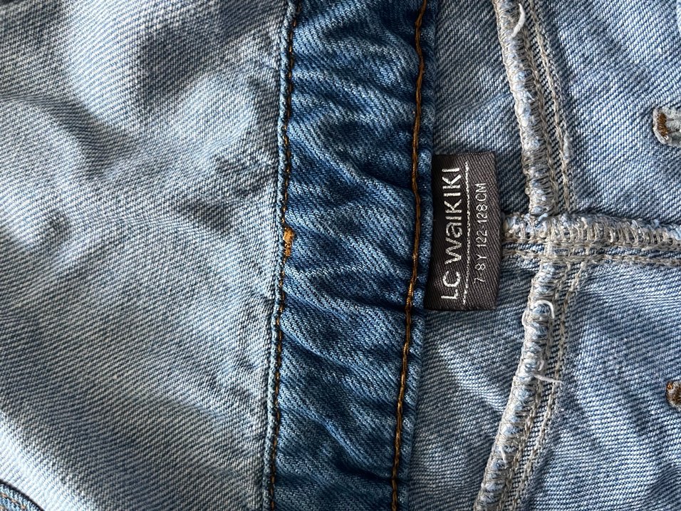 Kız çocuk için bahçivan kot tulum - Görsel 2