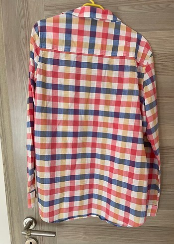 Polo Kadın Çok Renkli Uzun Kollu Kareli Gömlek - Görsel 3