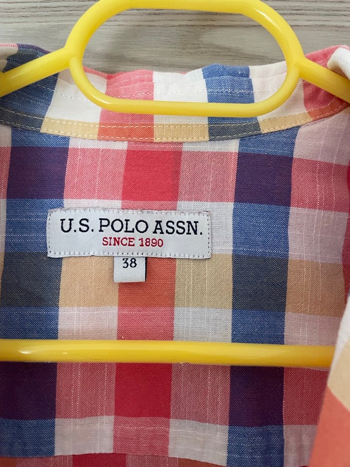 Polo Kadın Çok Renkli Uzun Kollu Kareli Gömlek - Görsel 2