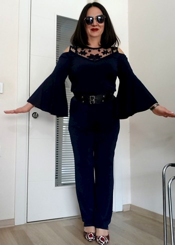 44 beden likrali buzi kumaş tulum yeni - Görsel 4