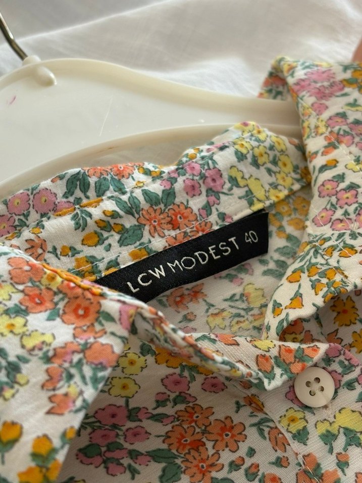 Bohem Çok Renkli Uzun Pilili Elbise - Görsel 3