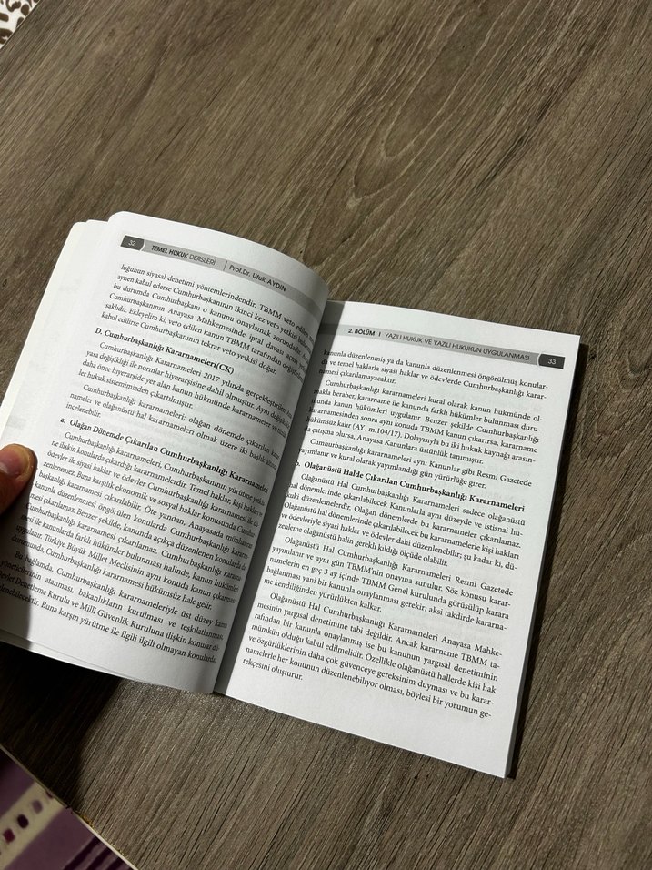 Temel Hukuk Dersleri - Ufuk Aydın - Görsel 2
