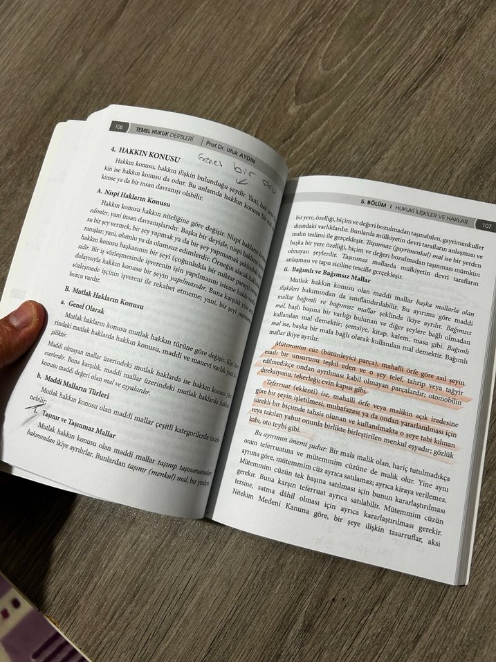 Temel Hukuk Dersleri - Ufuk Aydın - Görsel 3