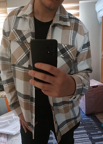 Oversize oduncu gömlek - Görsel 3