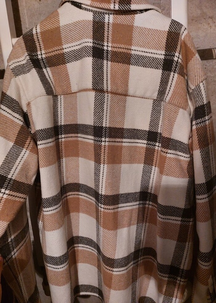 Oversize oduncu gömlek - Görsel 2