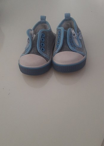 Mavi Erkek Çocuk Bağcıksız Spor Ayakkabı - Görsel 3