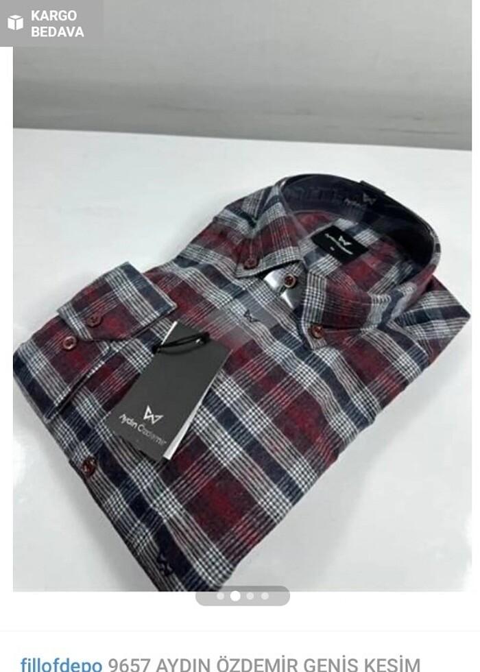 Erkek kışlık Gömlekleri  - Görsel 2