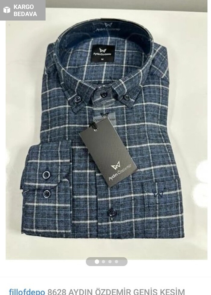 Erkek kışlık Gömlekleri  - Görsel 3
