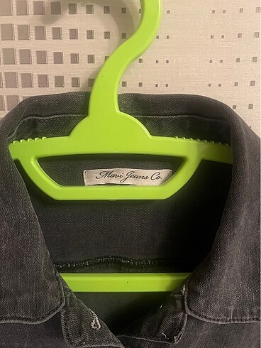 m Beden Mavi jeans kot ceket